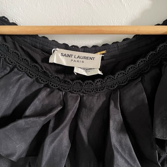 Saint Laurent FR38 black Victorian dress - Picture 6 of 6